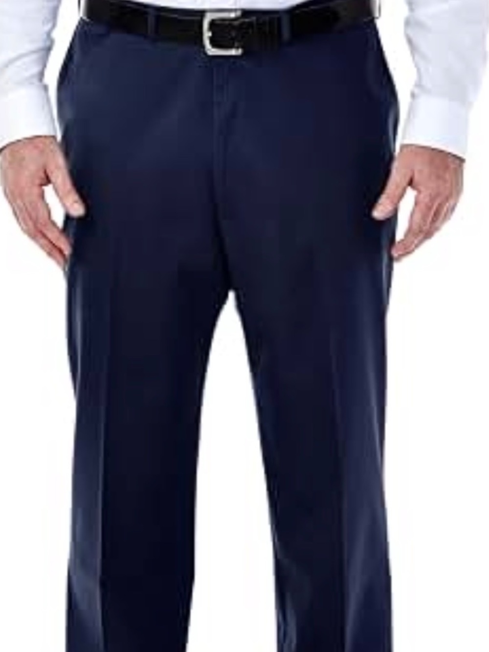 🔥 Haggar Men's Dark Blue Corduroy Pants 42x30 🔥